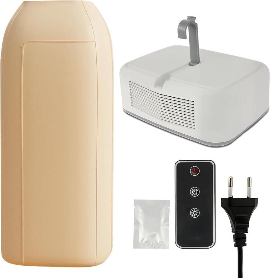 Draagbare Kledingdroger Mini Droger Kleding Drogen Met Aromatherapie Functie Compact Opvouwbaar Wit