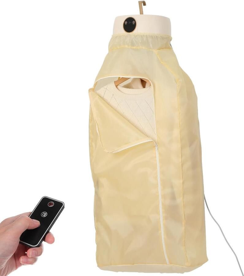 Draagbare Kledingdroger Mini Droger Snel Kleding Drogen Slimme Temperatuurregeling 28.4 x 21.9 cm Wit