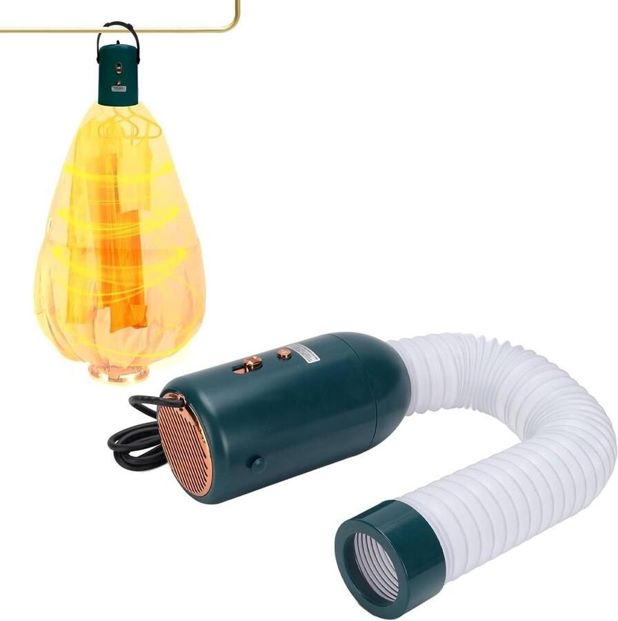 Draagbare Kledingdroger Mini Droger Snelle Droogbeurt Ingebouwde Deodorant 35x15x10 cm Wit