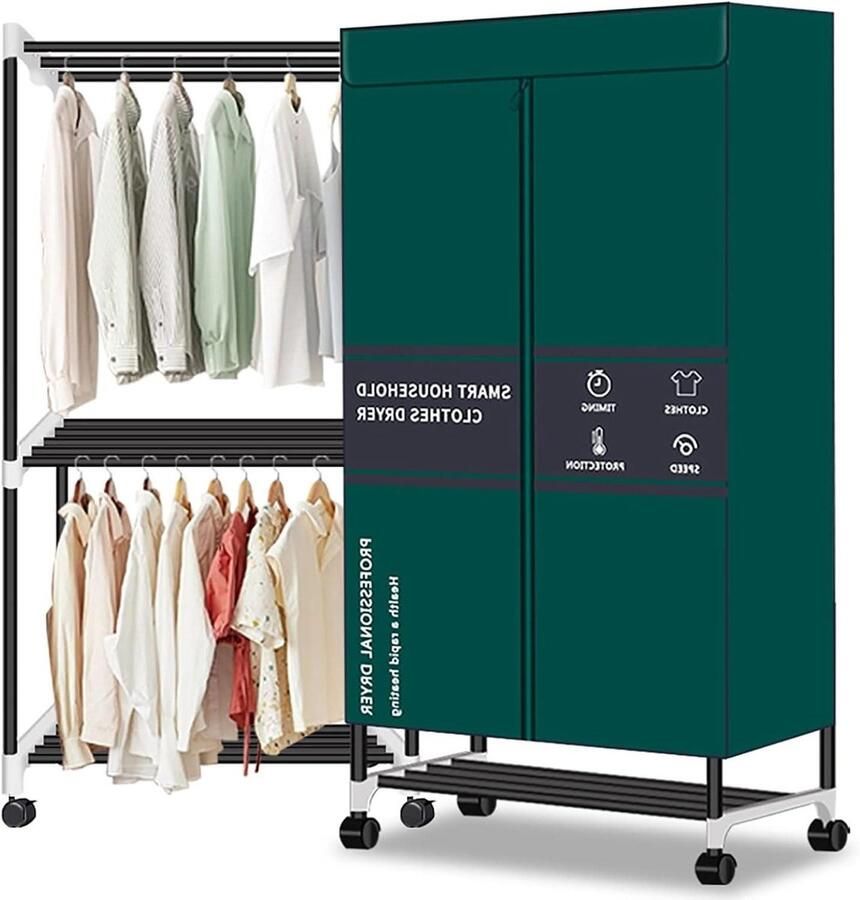 Draagbare Kledingdroger Mini Dryer Elektrisch Snel Kleding Drogen Dubbele Laag 15kg