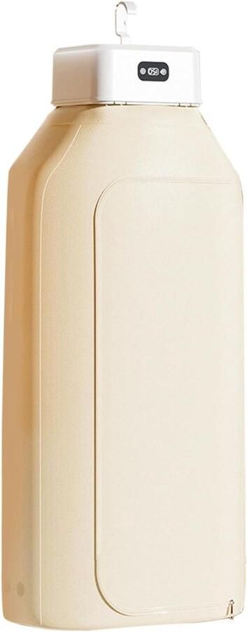 Draagbare Kledingdroger Opvouwbaar Rek Snel Kleding Drogen Ruimtebesparend Ontwerp 23.5 x 21.3 x 12.9 cm Wit
