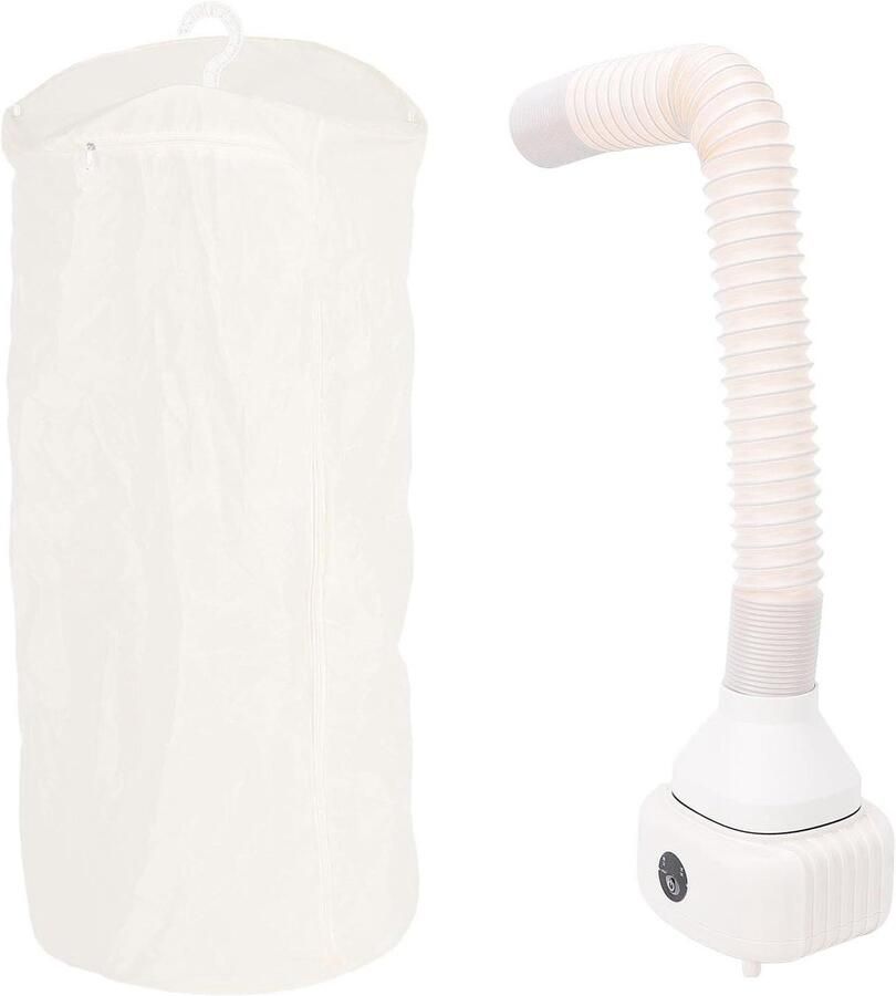 Draagbare Mini Wasdroger Kleine Droger Snel Kleding Drogen Opvouwbaar Ontwerp 800 W Wit