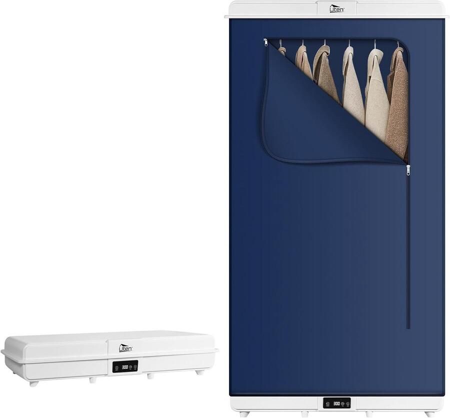 Draagbare Mini Wasdroger met Timer Ideaal voor Reizen en Kleine Ruimtes
