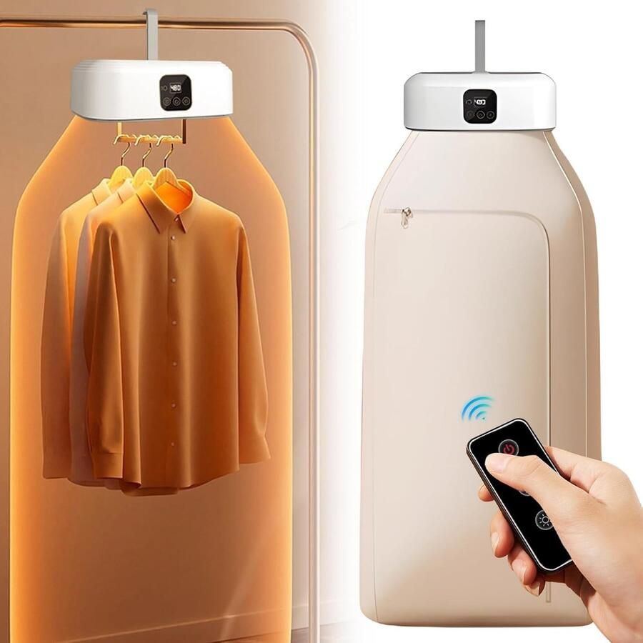 Draagbare Mini Wasdroger met Timer voor Kleine Ruimtes en Reizen
