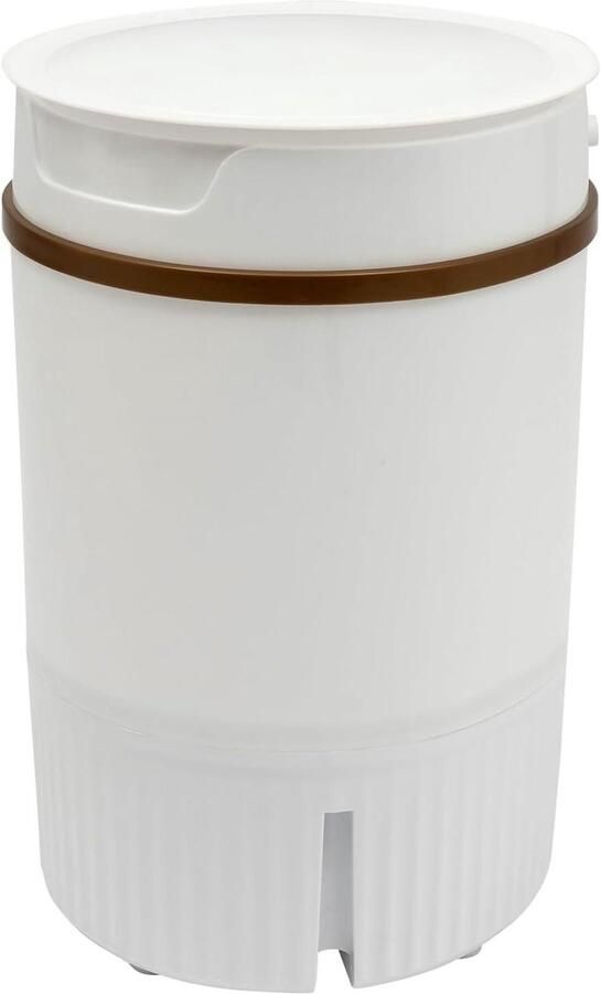 Draagbare Mini Wasmachine Compacte Wasmachine Kleine Wasjes Met Dehydratatiekorf 45 Liter Wit