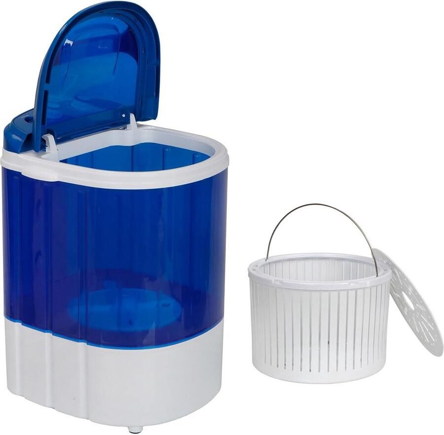 Draagbare Mini-Wasmachine Draaicyclus 2 5 kg Capaciteit Compact voor Caravan Kamperen en Reizen