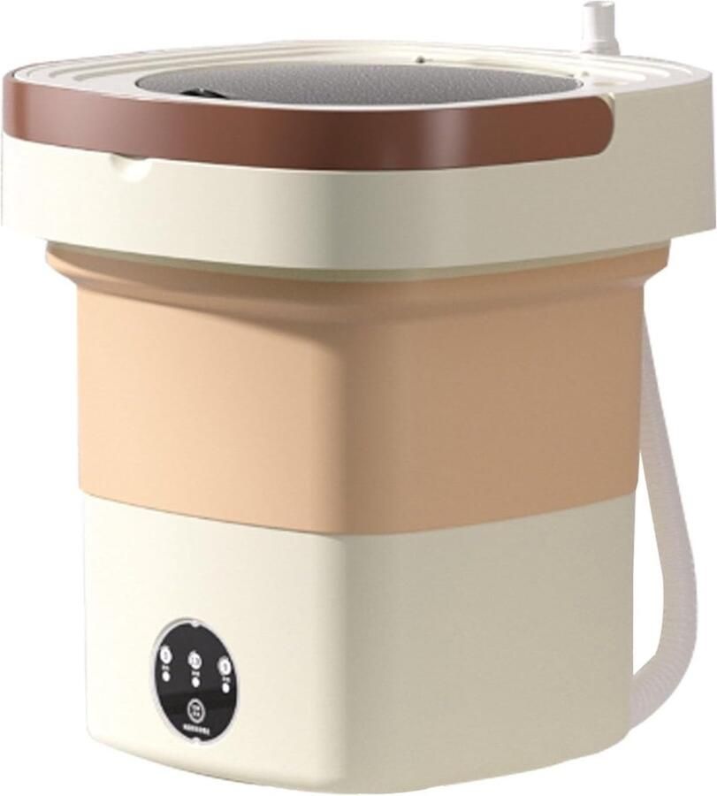 Draagbare Mini Wasmachine Opvouwbare Wasmachine Student Wasmachine Kleine Kleding Wassen Opvouwbaar Ruimtebesparend Ontwerp 1.6 kg Wit