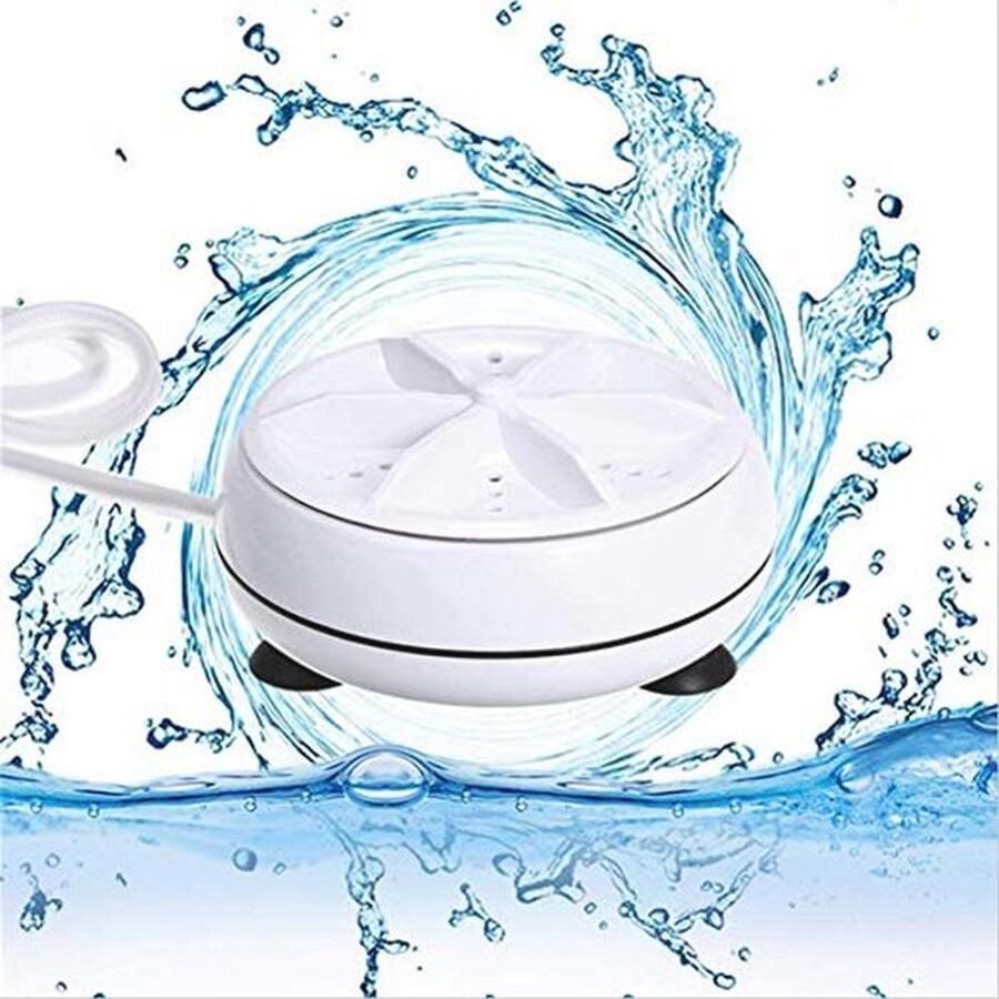 Draagbare mini-wasmachine voor reizen ultrasone opvouwbare en compacte reiniger