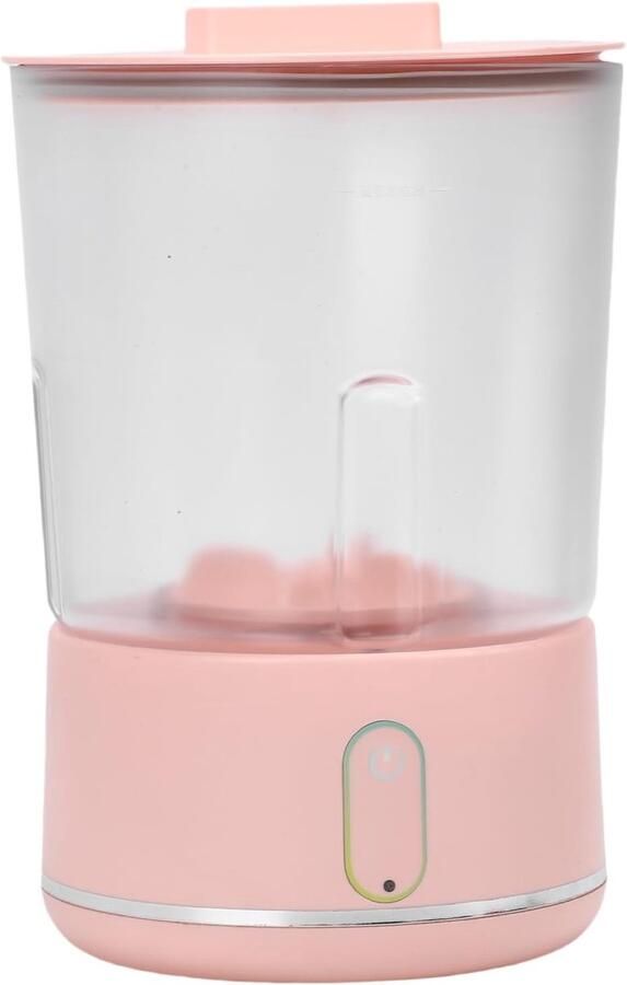Draagbare Ondergoed Wasmachine Mini Wasmachine Reizen en Thuis Draadloos Oplaadbaar 880g Roze