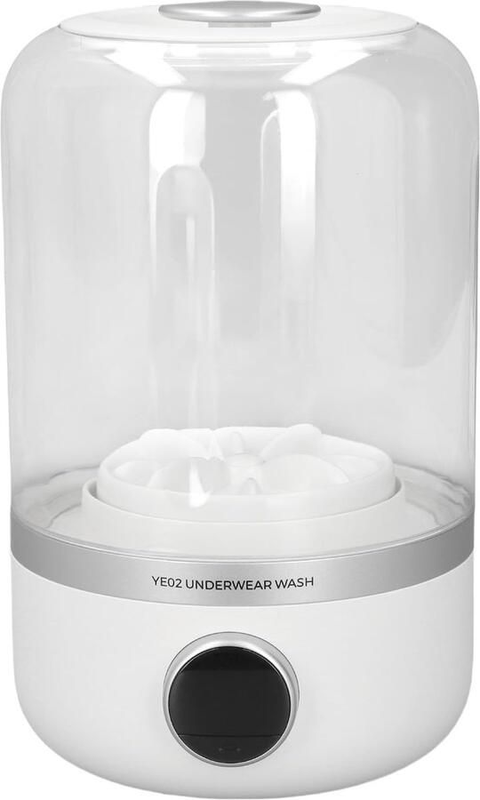 Draagbare Ondergoedwasmachine Lingeriewasmachine Sokkenwasmachine Delicate Was Zachte Cyclus 22 x 13 x 13 cm Wit