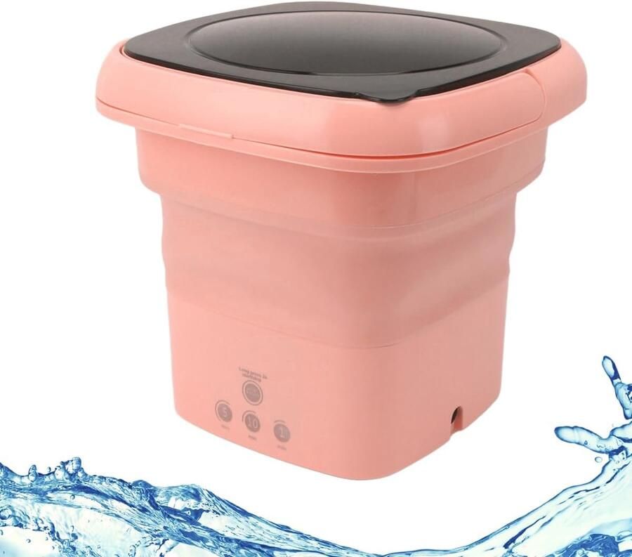 Draagbare opvouwbare mini-wasmachine voor reis en vakanties