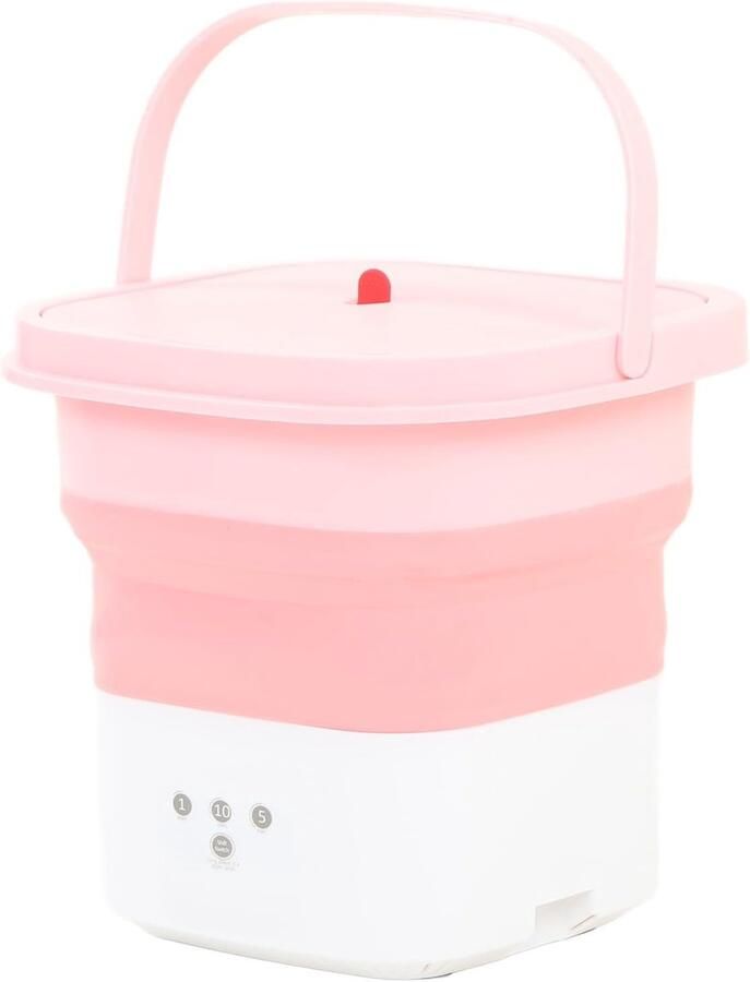 Draagbare Opvouwbare Wasmachine Mini Wasmachine Vouwwasapparaat Kleine Wasjes Doen Grote Capaciteit Laag Geluidsniveau 65 cm Diep