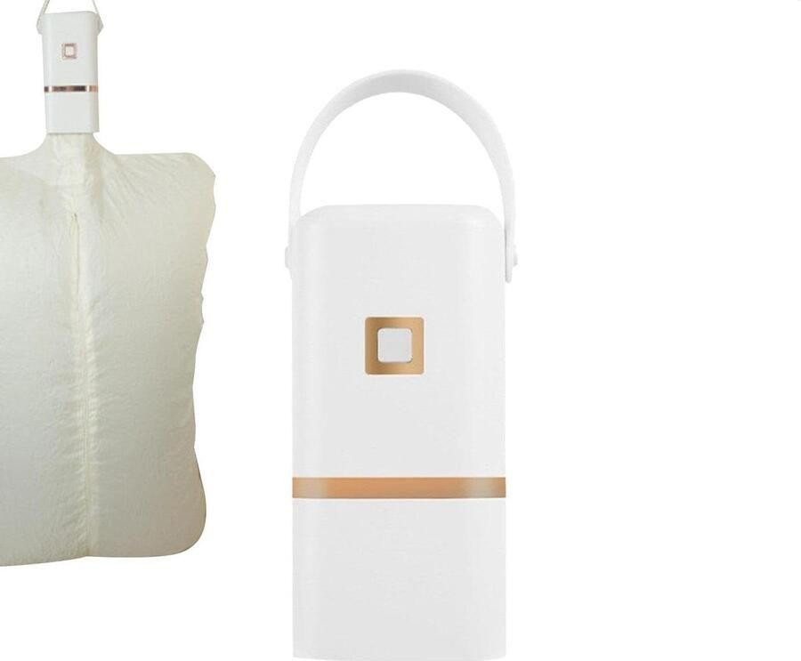 Draagbare Reisdroger Compacte Wasdroger Kleding Drogen Opvouwbaar Lichtgewicht 16.8 x 10.6 x 10.4 cm Wit
