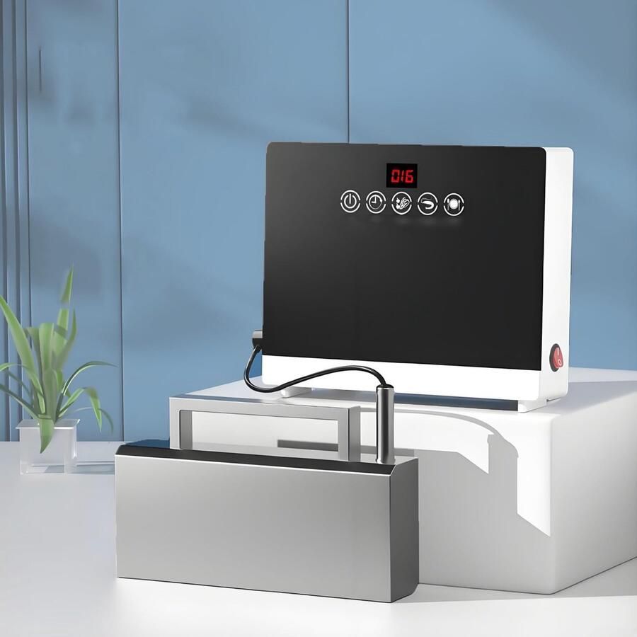 Draagbare Vaatwasser Keuken Reiniger Efficiënt Afwassen Multifunctionele Reiniging 360W Vermogen Zilverkleurig - Foto 1