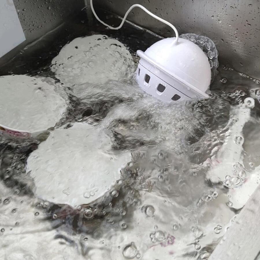 Draagbare Vaatwasser Kleine Schotelreiniger Efficiënt Schoonmaken Hogedruk Technologie 13 cm Groen
