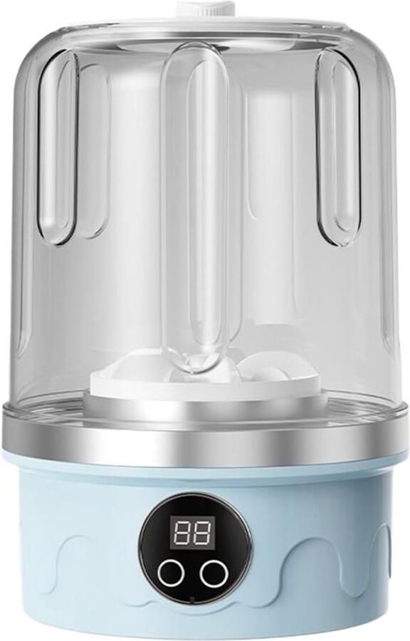 Draagbare Wasautomaat Mini Wasmachine Kleine Wasjes Dubbellaags Reiniging 218 x 147 x 218 cm Blauw