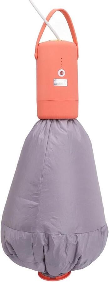Draagbare Wasdroger Compacte Droger Efficiënt Kleding Drogen Vier Snelheden 18x9cm Wit