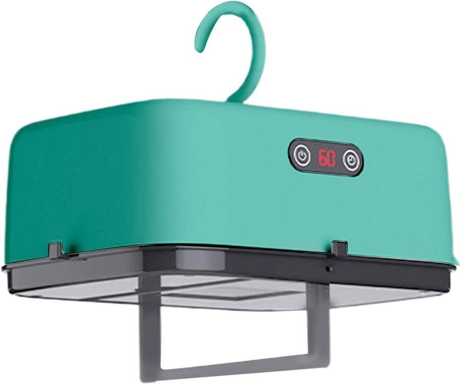 Draagbare wasdroger Compacte droger Lichte kleding drogen Opvouwbaar ontwerp 29 x 20 x 14 cm Wit