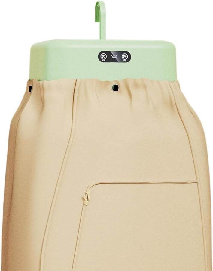 Draagbare Wasdroger Compacte Droger Snel Kleding Drogen Opvouwbaar Ontwerp 20 x 12.5 cm Groen