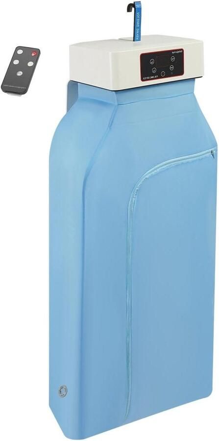 Draagbare wasdroger Elektrische droger Kleding drogen UV sterilisatie 30x20x12 cm Blauw