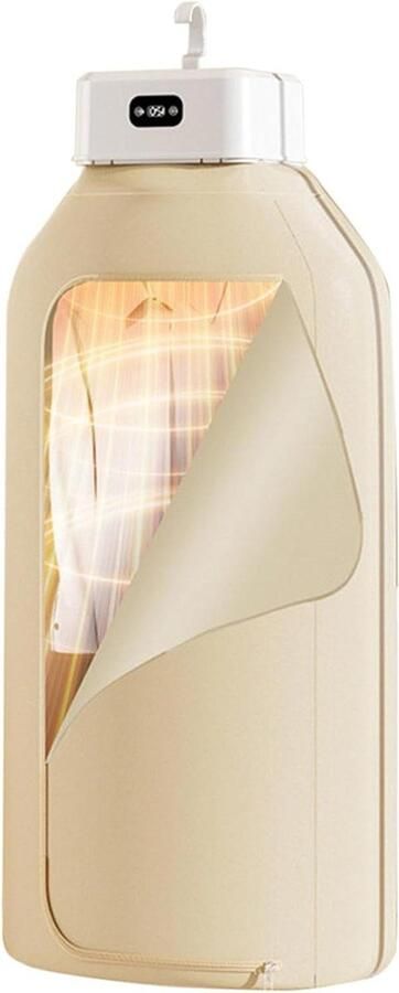Draagbare Wasdroger Inklapbare Droger Kleding Drogen UV-Reiniging 1.22 kg Wit