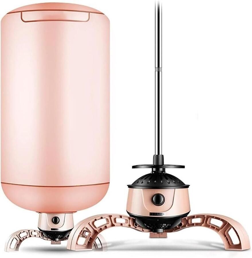 Draagbare Wasdroger Kleding Droger Snel Kleding Drogen Intelligente Timer Tot 15 Kg Roze