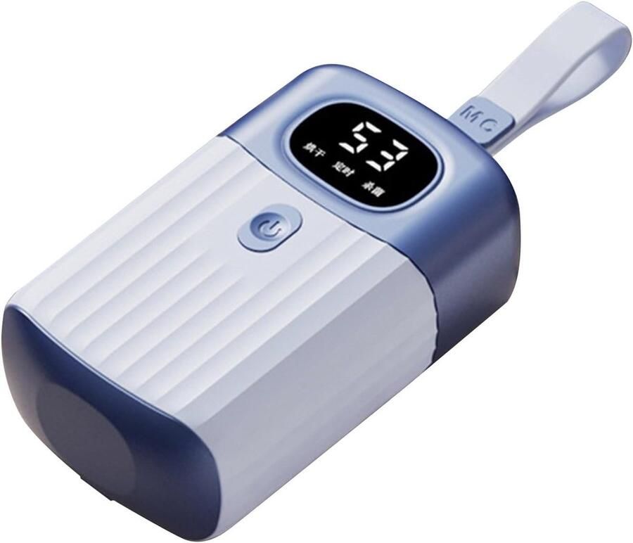 Draagbare Wasdroger Kledingdroger Compact Snel Kleding Drogen Stille Efficiëntie 13 cm Breed Blauw