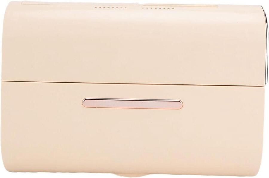 Draagbare Wasdroger Mini Droger Opvouwbaar Snel Kleding Drogen Dubbele Bescherming Paars Licht 26x18.5x9cm Beige