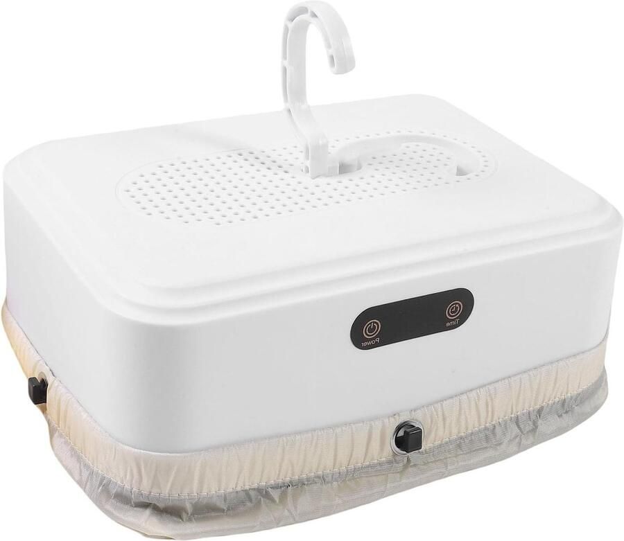 Draagbare Wasdroger Mini Droger Snel Kleding Drogen Digitale Timer 10 Liter Wit