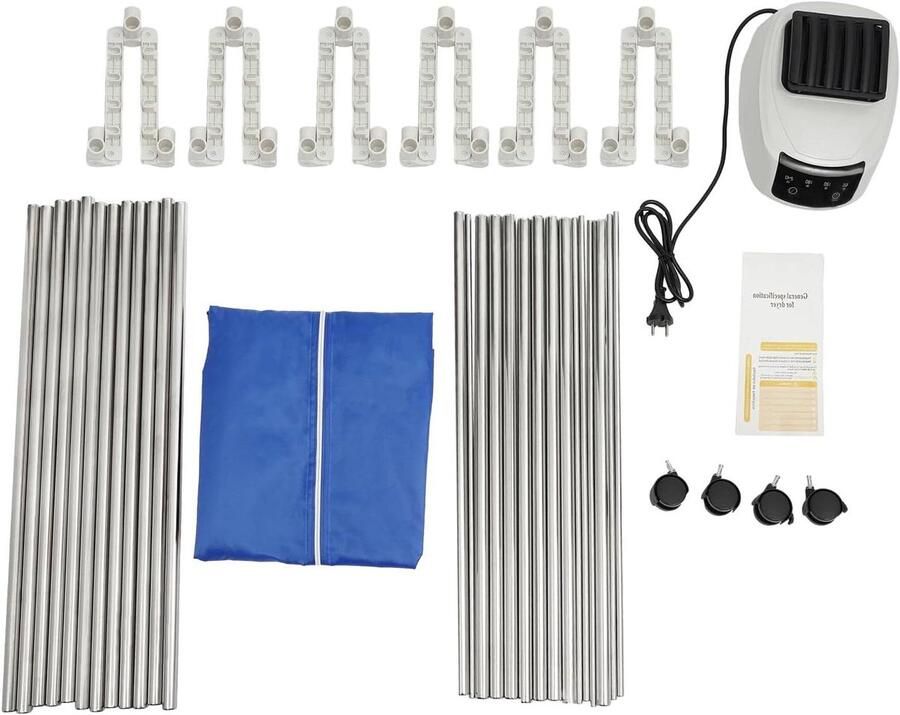 Draagbare Wasdroger Mini Droger Snel Kleding Drogen Krachtige PTC Verwarming 30 KG Capaciteit Blauw