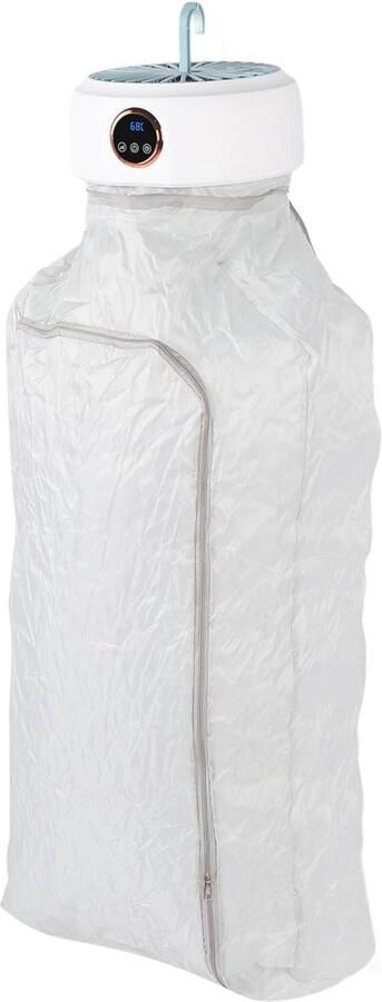 Draagbare Wasdroger Mini Droger Snel Kleding Drogen Opvouwbaar Compact 28x28x15 cm Wit