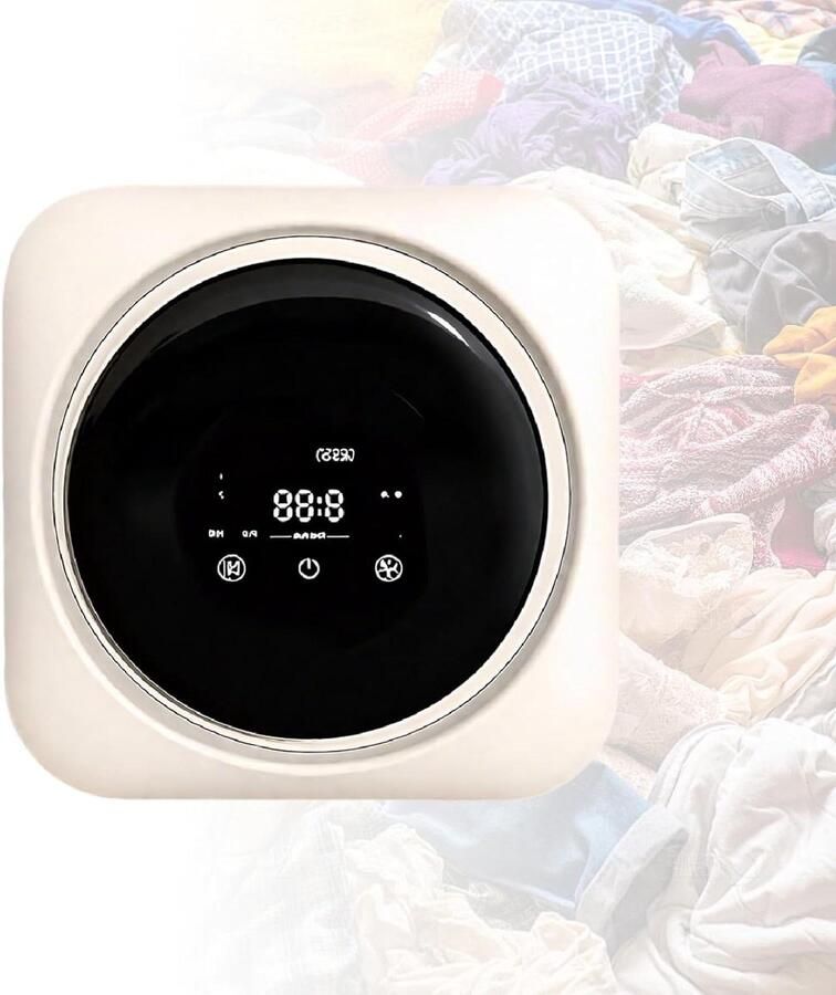 Draagbare Wasdroger Mini Wasmachine Ondergoed Reinigen Zelfreinigende Trommel 3.5 Liter Meerkleurig