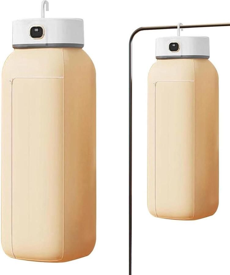 Draagbare Wasdroger Opvouwbare Droger Snel Kleding Drogen 360 Graden Warmte 10 Kg Capaciteit Wit