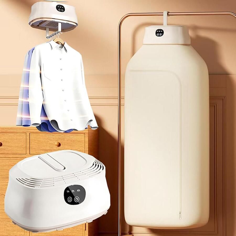 Draagbare Wasdroger Opvouwbare Droger Snel Kleding Drogen 3D Surround Luchtstroom 10kg Capaciteit Meerkleurig