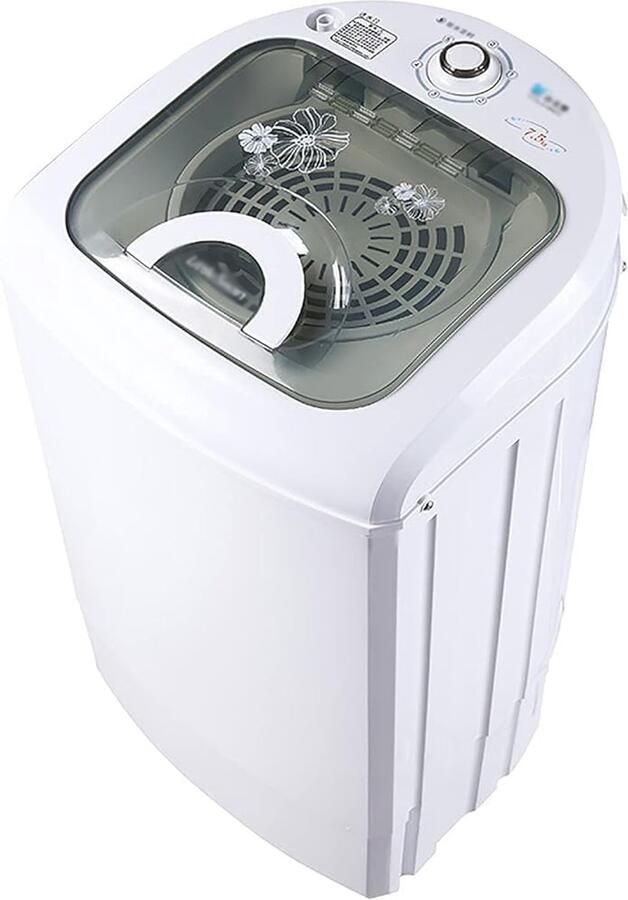Draagbare Wasmachine Compacte Wasmachine Kamperen en Reizen 2-in-1 Wassen Centrifugeren 75 kg Capaciteit