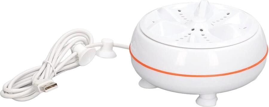 Draagbare Wasmachine Mini Wasmachine Reizen en Studentenkamers Ultrasone Turbo Reiniging 12.5 x 6.8 cm Wit