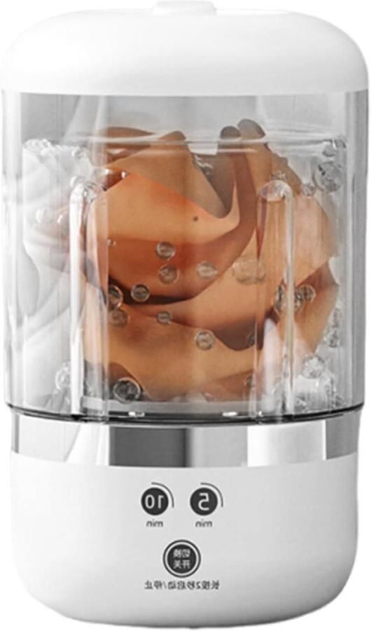 Draagbare Wasmachine Compacte Wasmachine Reiswasmachine Efficiënt Wassen Ruimtebesparend Ontwerp 21.5 x 13.5 x 21.5 cm Wit