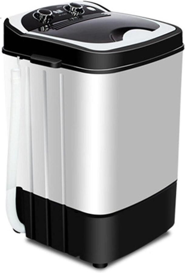Draagbare Wasmachine Droger Mini Wasmachine Kleine Wasjes Doen Met Afdruiprek 2 kg Capaciteit Grijs