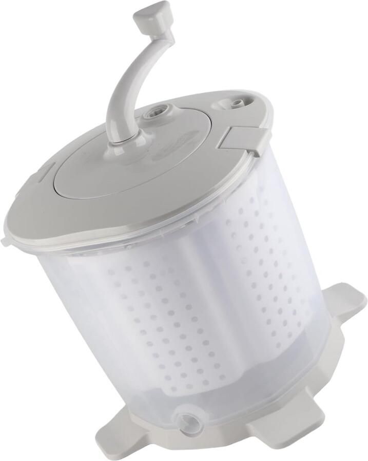 Draagbare Wasmachine Handmatige Wasmachine Kleding Wassen Niet-elektrisch Ontwerp 41 x 35 x 35 cm Nordic Grijs