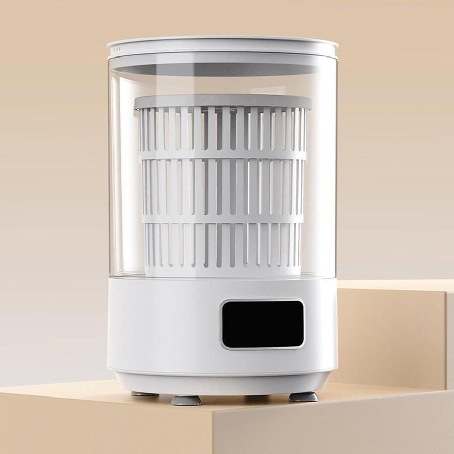 Draagbare wasmachine met centrifuge compacte combinatie voor ondergoed en sokken 2 wasmodi ideaal voor slaapzalen appartementen en reizen