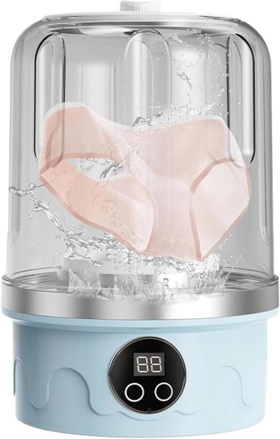 Draagbare wasmachine Mini reiniger Ondergoed reinigen Compact en stil 1.5 liter Meerkleurig