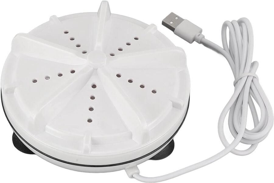 Draagbare Wasmachine Mini Washer Ondergoed Wassen USB Aangedreven Turbine 20 x 14 x 8 cm Wit