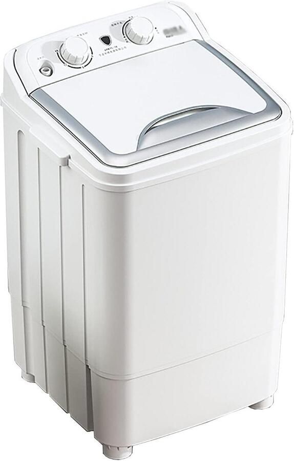 Draagbare Wasmachine Mini Wasmachine Campingmachine Compact Wassen UV Antibacterieel Licht 7.5 KG Capaciteit Wit