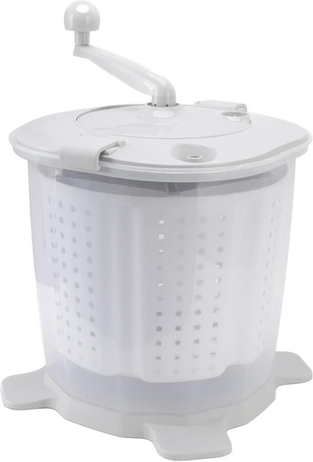 Draagbare Wasmachine Mini Wasmachine Compact Wassen Snelle Uitdroging 1200rpm Centrifuge Nordic Grey
