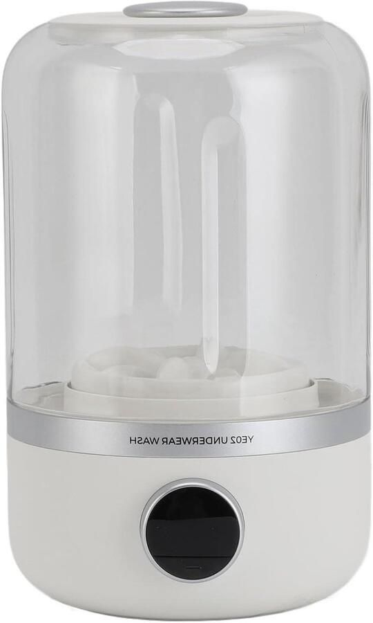 Mini Wasmachine Compacte Washer Reizen Kamperen Stille Werking 22 x 14 x 13 cm Wit