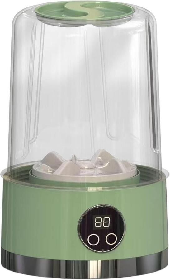 Draagbare Wasmachine Mini Wasmachine Hygiënisch Wassen Stille Werking 14x14x14 cm Groen