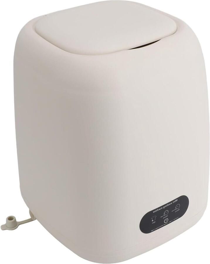 Draagbare Wasmachine Mini Wasmachine Kleding Wassen 3 Reinigingsmodi 9 Liter Wit