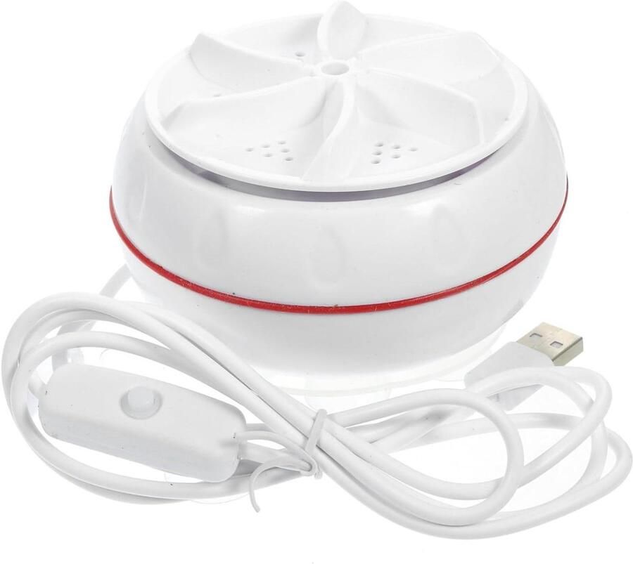 Draagbare Wasmachine Mini Wasmachine Kleding Wassen Compact Ontwerp 10.5 cm Wit