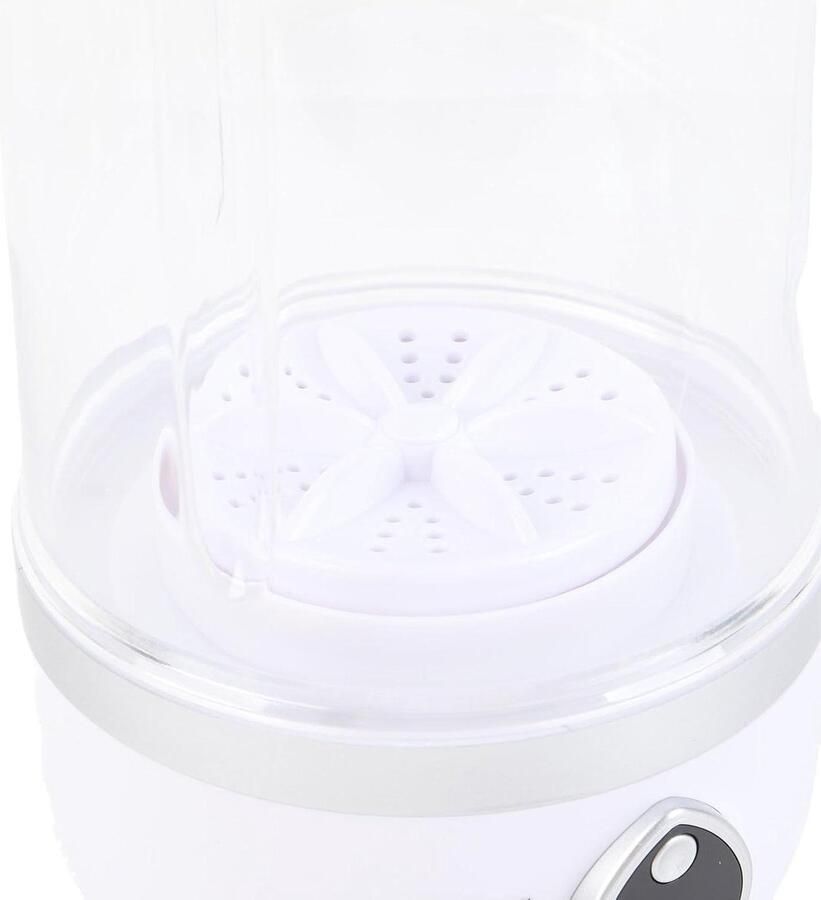 Draagbare Wasmachine Mini Wasmachine Kleine Kleding Wassen 2 Reinigingsmodi 19 Liter Wit