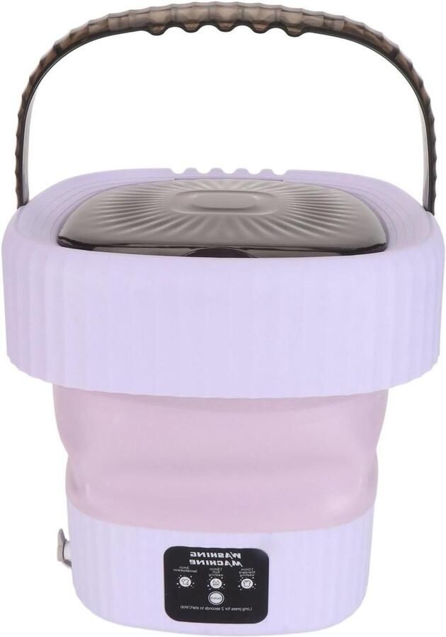 Draagbare Wasmachine Mini Wasmachine Kleine Was Opvouwbaar Ontwerp 10 Liter Wit